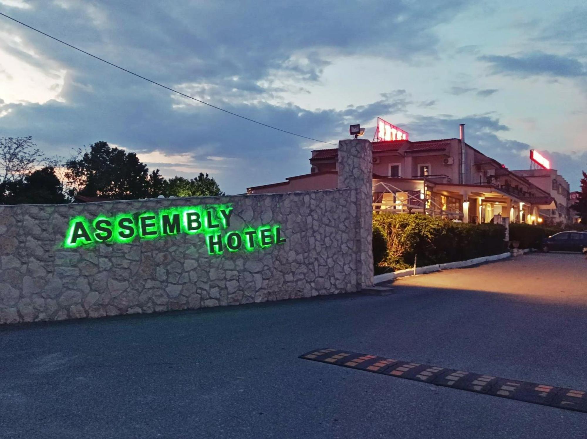 Assembly Hotel Anchialos Bagian luar foto
